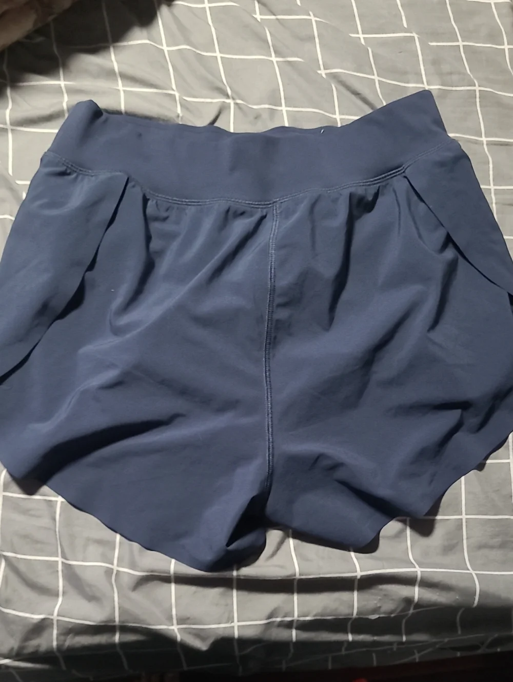 CRZ YOGA Grey High-Waist Athletic Shorts